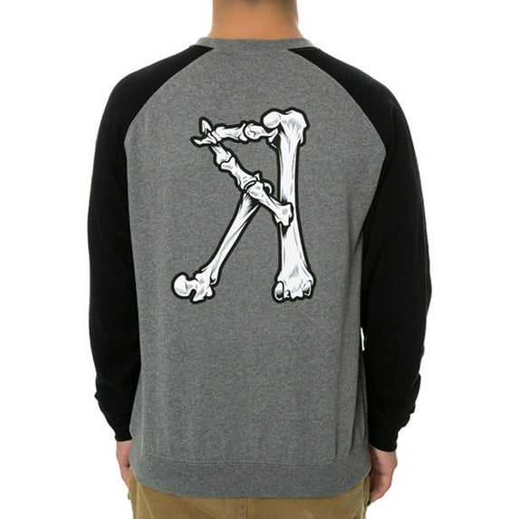 ROOK Mens The Bone Yard Sweatshirt, Grey, Small