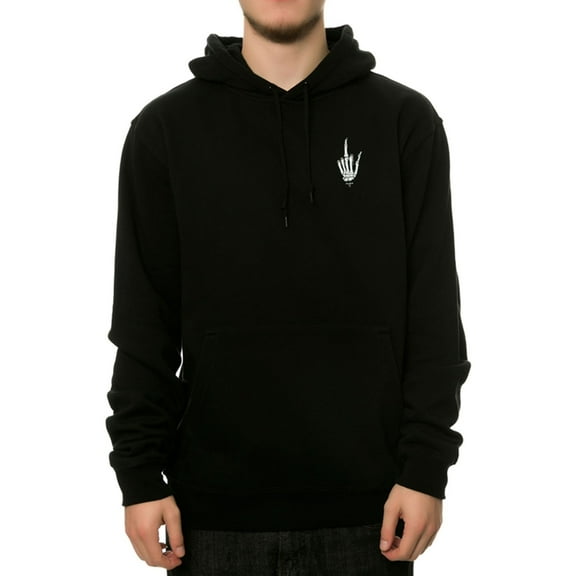 ROOK Mens The One Up Pullover Hoodie Sweatshirt, Black, Medium