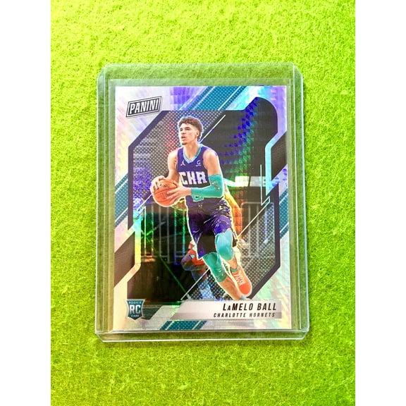 ROOKIE CARD LaMelo Ball VIP SILVER PRIZM HYPER 2021 National VIP LAMELO BALL