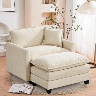 DaVinci, Olive Glider and Ottoman, Model RRK150, Cream - Walmart.com