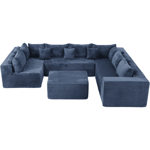 ROOMARK Sectional Couches for Living Room,Modern Modular Sectional Sofa,Upholstered Comfy Cloud Couch