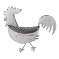 thumbnail image 1 of ROOSTER GALVANIZED WALL PLANTER, 1 of 3