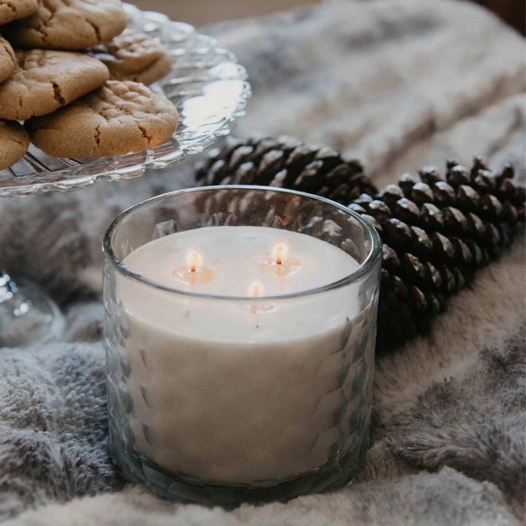 ROOT Candles 12 oz 3-Wick Signature Honeycomb filled Jar. Scent: Japanese Cedarwood
