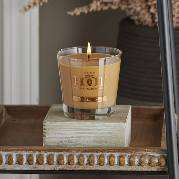 ROOT Candles Bourbon Pear 6.3 oz Small Veriglass Jar