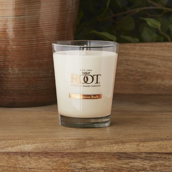 ROOT Candles Peppermint Bark 10.5 oz Large Veriglass Jar