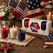 ROOT Candles Scented 20 Hr. Votive Gift Pack, 250th Anniversary, box of 3 ea