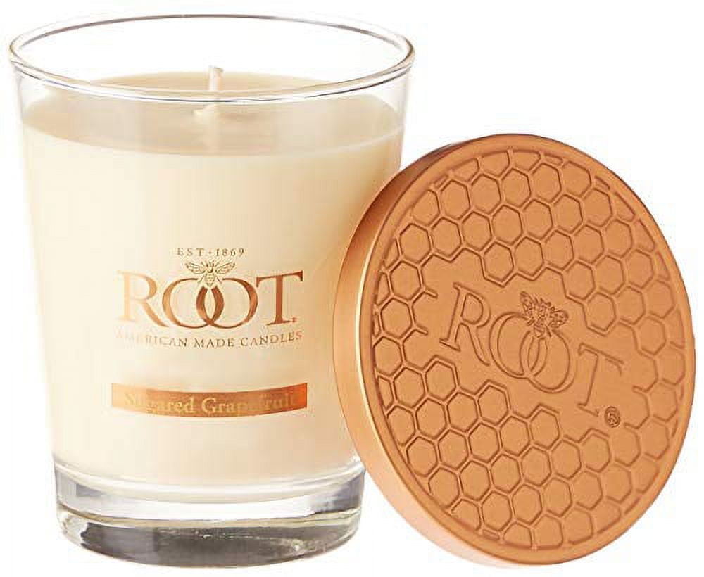 Sugared Grapefruit 10.5 oz Beeswax Soy Scented Jar Candle