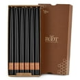thumbnail image 1 of ROOT Candles Unscented Dipped Taper Candles, 12-inch Tall, Box of 12, Color: Black, 1 of 2