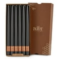 thumbnail image 1 of ROOT Candles Unscented Dipped Taper Candles, 12-inch Tall, Box of 12, Color: Stone, 1 of 2