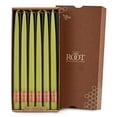 thumbnail image 1 of ROOT Candles Unscented Dipped Taper Candles, 12-inch Tall, Box of 12, Color: Willow, 1 of 2