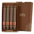 thumbnail image 1 of ROOT Candles Unscented Grecian Collenette Taper Candles, 9-Inch Tall, Box of 4, Color: Portobello, 1 of 5