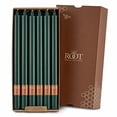 thumbnail image 1 of ROOT Candles Unscented Smooth Arista™ Taper Candles, 12-Inch Tall, Box of 12, Color: Dark Green, 1 of 3