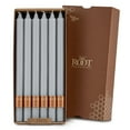 thumbnail image 1 of ROOT Candles Unscented Smooth Arista™ Taper Candles, 12-Inch Tall, Box of 12, Color: Platinum, 1 of 2