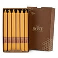 thumbnail image 1 of ROOT Candles Unscented Smooth Arista™ Taper Candles, 9-Inch Tall, Box of 12, Color: Butterscotch, 1 of 2