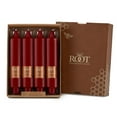 thumbnail image 1 of ROOT Candles Unscented Smooth Collenette Taper Candles, 7-Inch Tall, Box of 4, Color: Garnet, 1 of 3