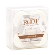 ROOT Candles Unscented Tealights, Box of 8 ea