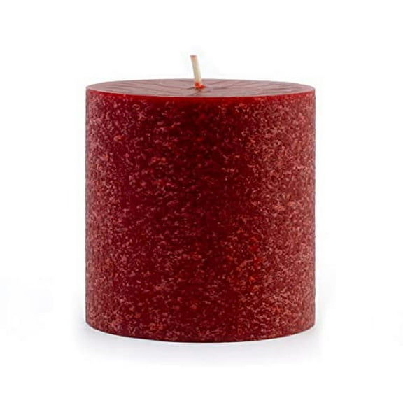ROOT Candles Unscented Timberline™ Pillar Candle, 3 x 3, Garnet, 1 Ea.