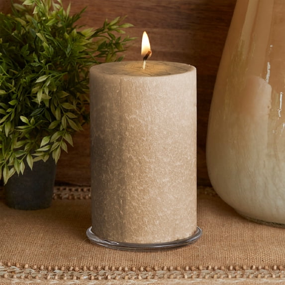 ROOT Candles Unscented Timberline™ Pillar Candle, 4 x 6, Beeswax, 1 Ea.