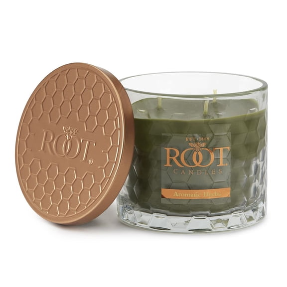 ROOT Scented Aromatic Herbs 3-Wick Signature Honeycomb Jar
