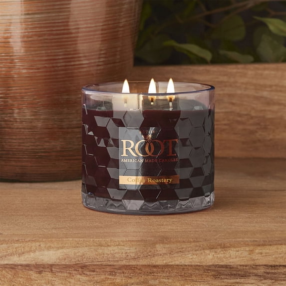 ROOT Scented Coffee Roastery 3-Wick Signature Honeycomb Jar
