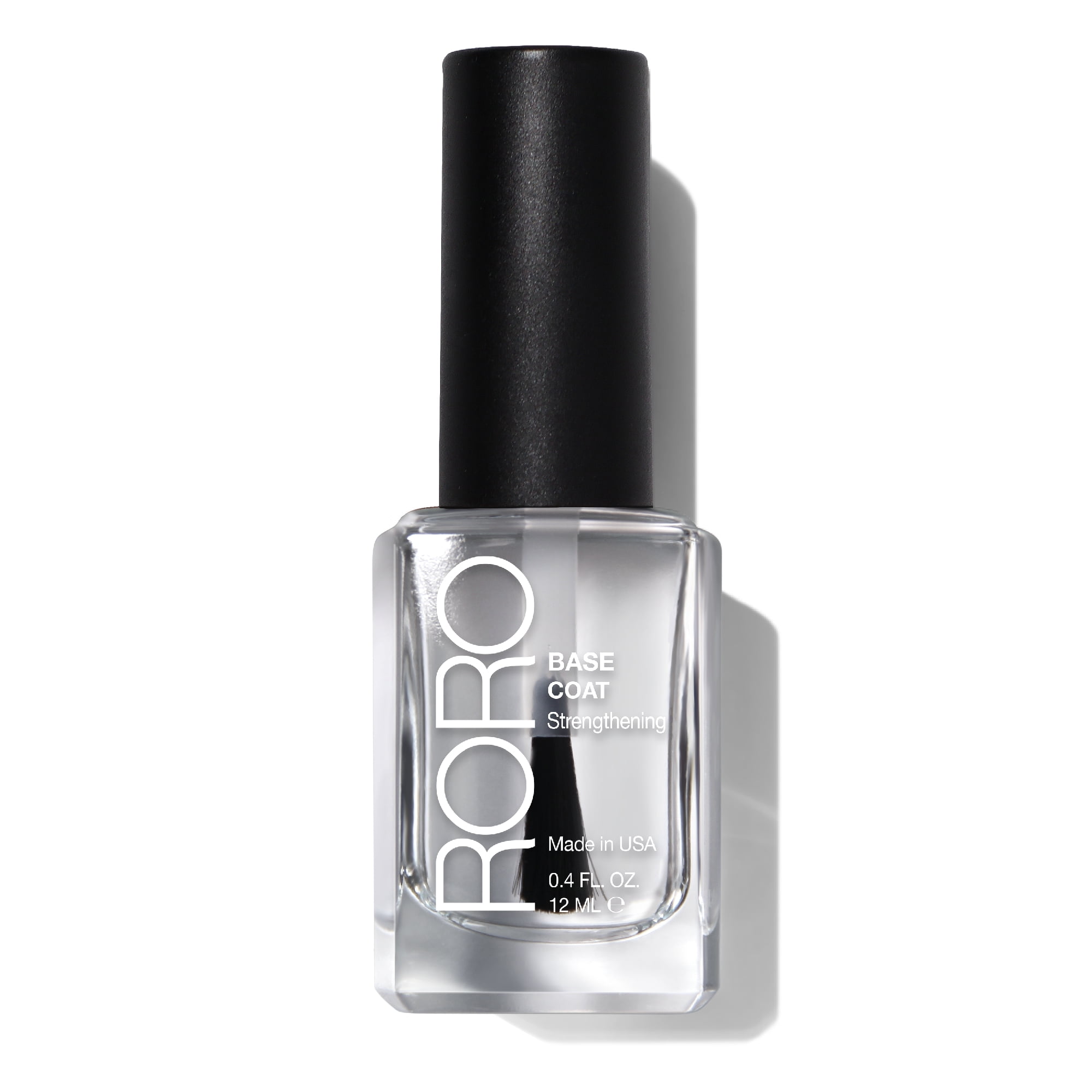 RORO Clear Base Coat Nail Polish Smooth Finish Primer Bonder for Long Lasting Manicure Wear
