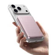 RORRY Magnetic Portable Charger,10,000mAh Ultra Slim Wireless Power Bank, 22.5W Fast Charging Battery Pack Compatible for iPhone 17 Pro Max/17 Pro/Air/16/15/14/13, Pink