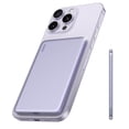 thumbnail image 1 of RORRY Magnetic Power Bank, 5000mAh Ultra Slim Wireless Portable Charger, 18W Fast Charging for iPhone Samsung, Purple, 1 of 7