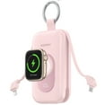 thumbnail image 1 of RORRY Portable Charger 20000mAh, PD 30W Fast Charging Power Bank with Built-in Cables & Apple Watch Charger, Travel Essential Battery Pack for iPhone/iPad, Pink, 1 of 10