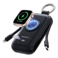 thumbnail image 1 of RORRY Portable Charger, 45W Fast Charging with Cable, 10000mAh Compact Power Bank, Travel Essential Phone Battery Pack Compatible for iPhone 17 16 15 Pro, Apple Watch, iPad, Galaxy, Black, 1 of 10