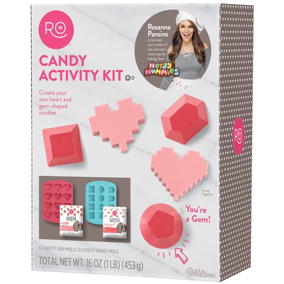 ROSANNA PANSINO by Wilton Candy Making Activity Kit - Silicone Candy Molds Set
