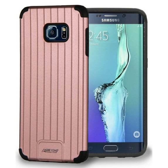 ROSE GOLD PINK MATTE SLIM DUO-SHIELD CASE COVER FOR SAMSUNG GALAXY S6 EDGE PLUS SM-G928