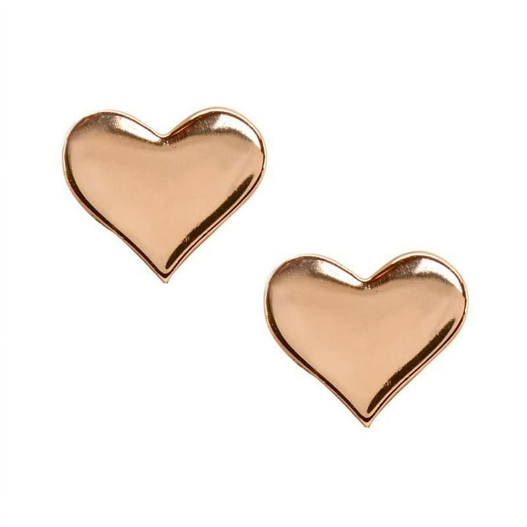 Sterling silver rose gold plated studs Sterling silver rose gold plated studs