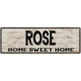 thumbnail image 1 of ROSE Rustic Home Sweet Home Sign Gift 6x18 Metal Decor 206180084168, 1 of 1