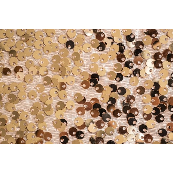 ROSE Sequin Tafetta Fabric by the Yard