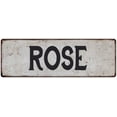 thumbnail image 1 of ROSE Vintage Look Gift Rustic Chic Metal Sign 6x18 206180036039, 1 of 1