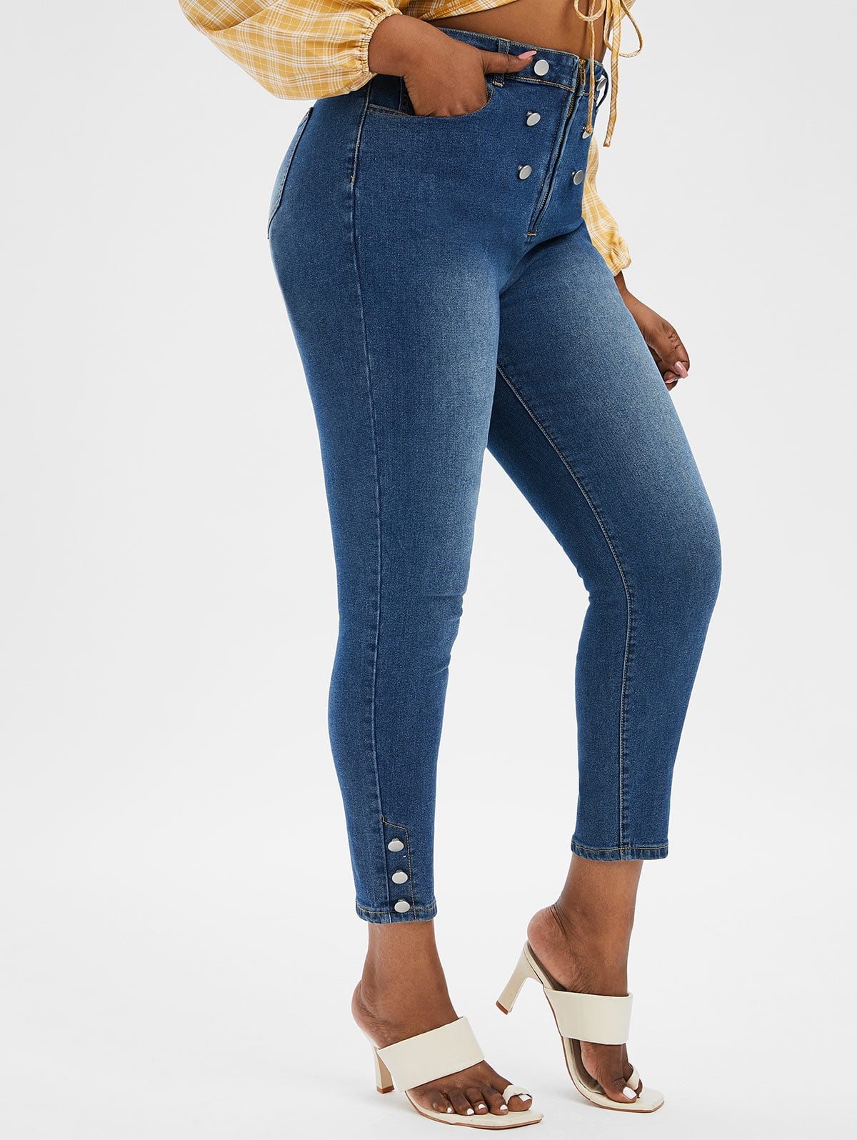 Rosegal plus sale size jeans