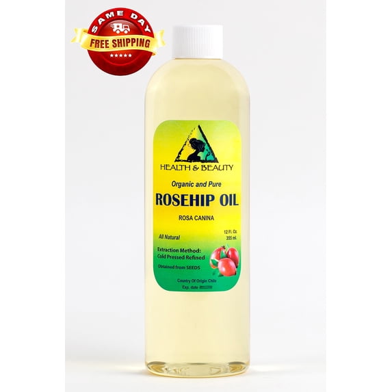 ROSEHIP SEED OIL REFINED ORGANIC CARRIER COLD PRESSED PREMIUM 100% PURE 24 OZ
