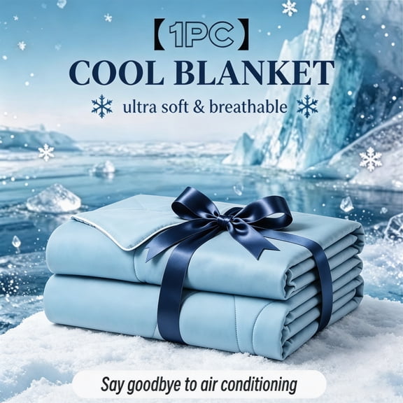 ROSEKIND 1pc Luxury Soft Cooling Blanket, Upgraded Technology & Premium Material, Lightweight & Breathable Throw For Hot Sleepers, Multifunctional & Durable Summer Quilt for Bed Sofa office