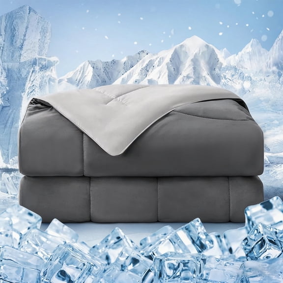 ROSEKIND Lightweight Summer Comforter Breathable Ice Cooling Blanket