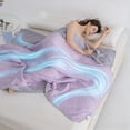 thumbnail image 1 of ROSEKIND Cooling Comforter for Hot Sleepers, OEKO-TEX Certified Lightweight Blanket, Soft & Breathable Cooling Quilt, 80x90in, Iced Lavender, 1 of 10