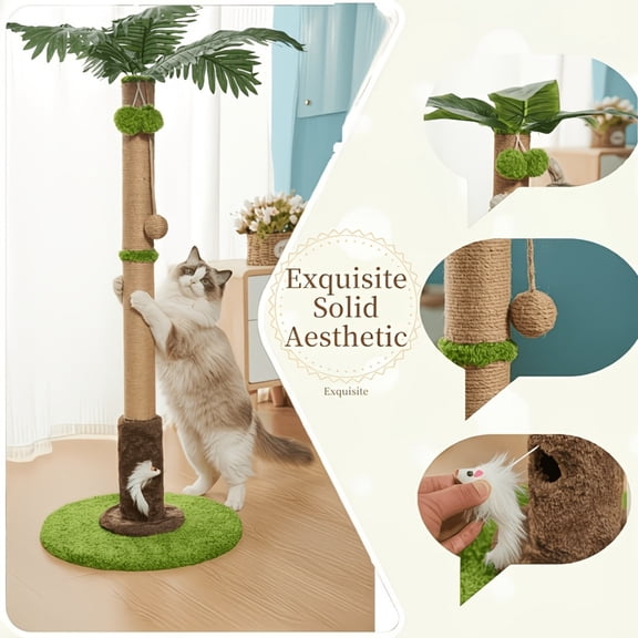 ROSEKIND Tall Palm Tree Cat Scratching Post