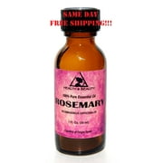 ROSEMARY ESSENTIAL OIL AROMATHERAPY NATURAL 100% PURE GLASS BOTTLE 1.0 OZ, 30 ml