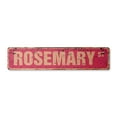 thumbnail image 1 of ROSEMARY Vintage Aluminum Street Sign Childrens Name Room Metal Sign rustic metal tin | Indoor/Outdoor |  30" Wide, 1 of 4