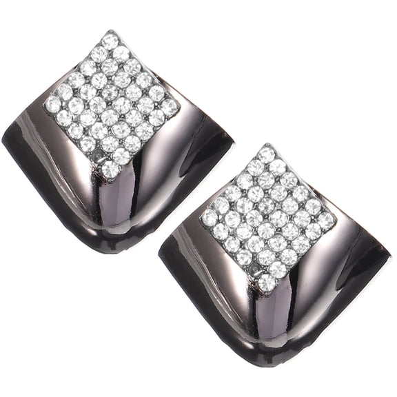 ROSENICE 1 Pair Protective Heel Covers for High Heels, Alloy Pointed Design Shoe Accessories for Decoration and Durability