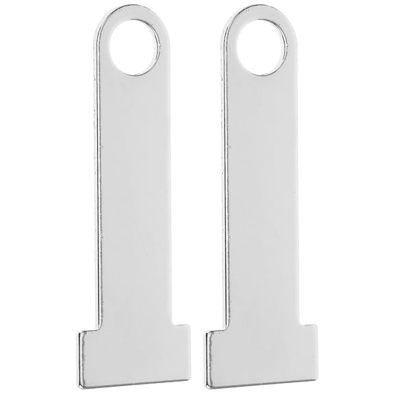 ROSENICE 1 Pair Motorcycle Brackets Universal Silver Aluminium Alloy Theft Prevention for Security Needs