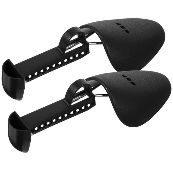ROSENICE 1 Pair Shoe Trees for Men and Women Black Color Cedar Shoe Tree for Shoe Care 11.4x3.5x2.1in
