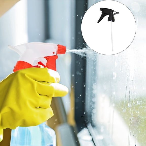 ROSENICE Trigger Spray Tops Replacement Nozzles Plastic 1 Set 10 Pcs for Bottles Assorted Color
