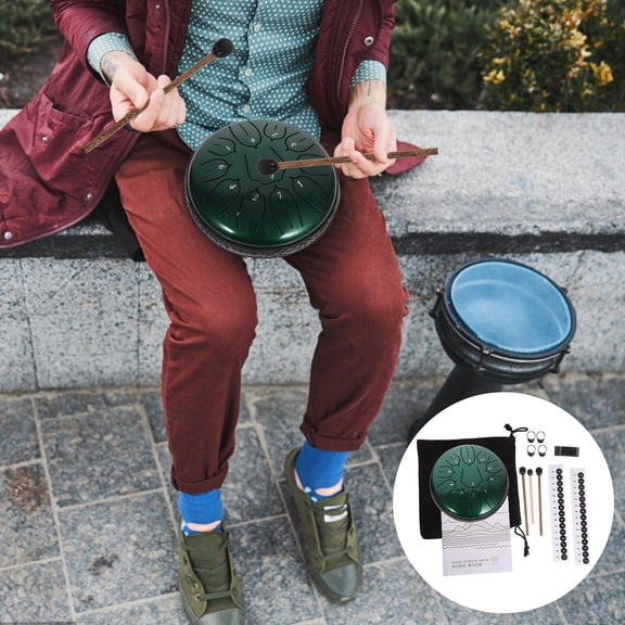 ROSENICE 1 Set Assorted Color Tongue Drum Portable Drum for Music Education