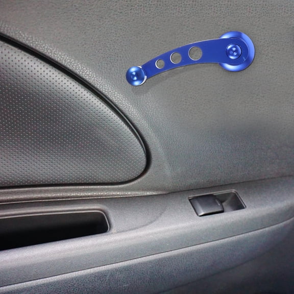 ROSENICE Car Window Crank Handles Set, Aluminum Universal Left & Right Door Winders, Rocker Style, Car Door Accessories