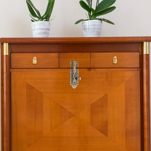 ROSENICE 1 Set Chinese Style Door Bolt Bronze Slide Door Bolts for Home Security